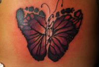 Butterfly Footprint Tattoo If I Have A Girl I Am So Getting This in size 1936 X 2592