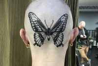 Butterfly Head Tattoo Fay Young At The Fall Tattooing In within measurements 1440 X 1211