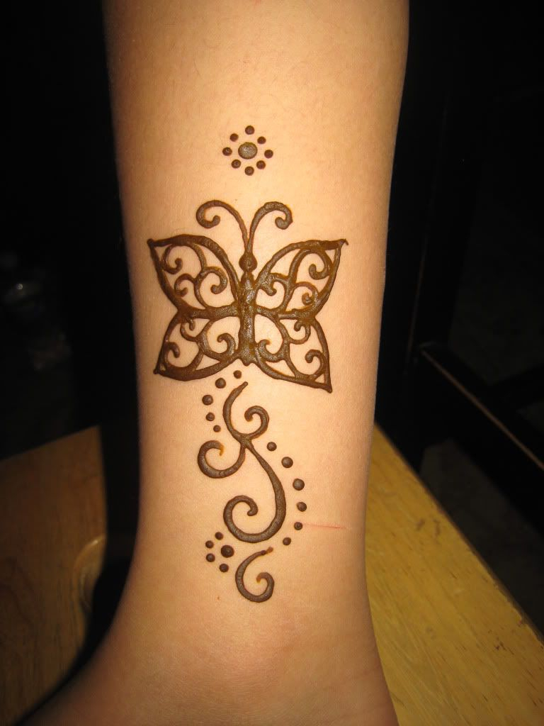 Butterfly Henna Designs Cant Wait For Nieces Winter Break For Some intended for size 768 X 1024