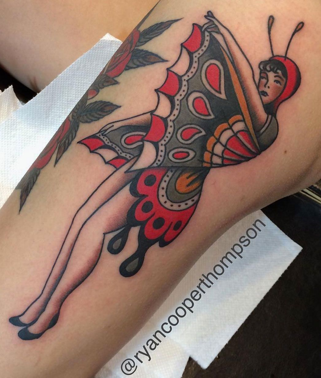 Butterfly Lady Tattoo Ryan Cooper Thompson Ink Tattoos within dimensions 1046 X 1230