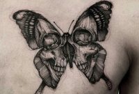 Butterfly Skull Tattoo Tattoo Ideas Moth in sizing 1073 X 1073