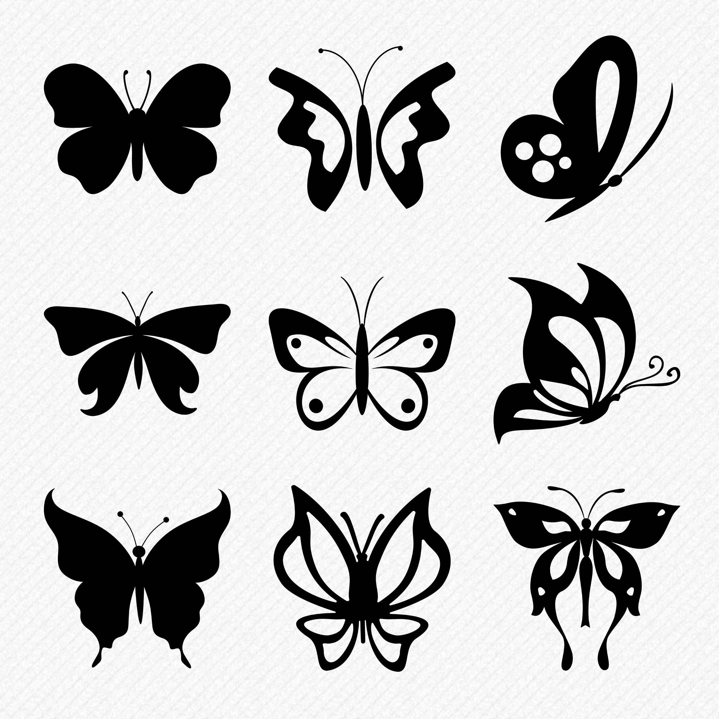 Download Butterfly Silhouette Tattoo Designs Arm Tattoo Sites