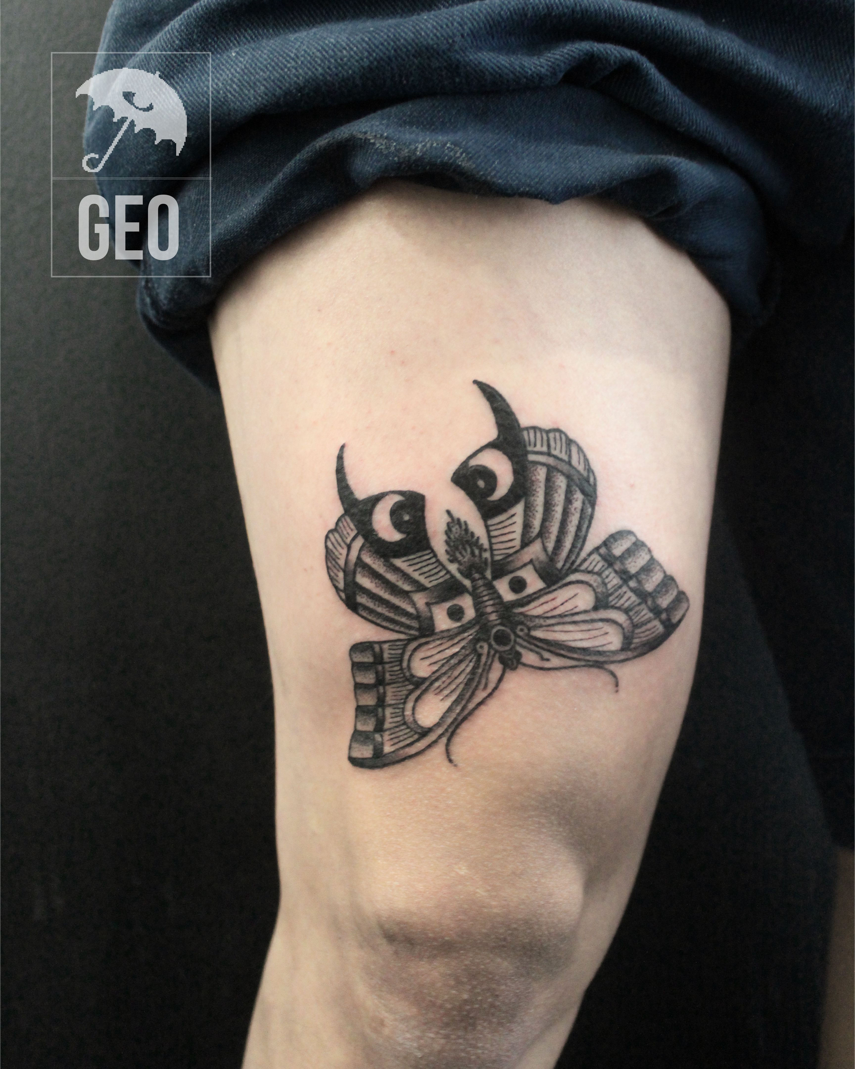 Butterfly Tattoo Blackwork Traditional Tattoo Blackworkers pertaining to dimensions 3456 X 4317