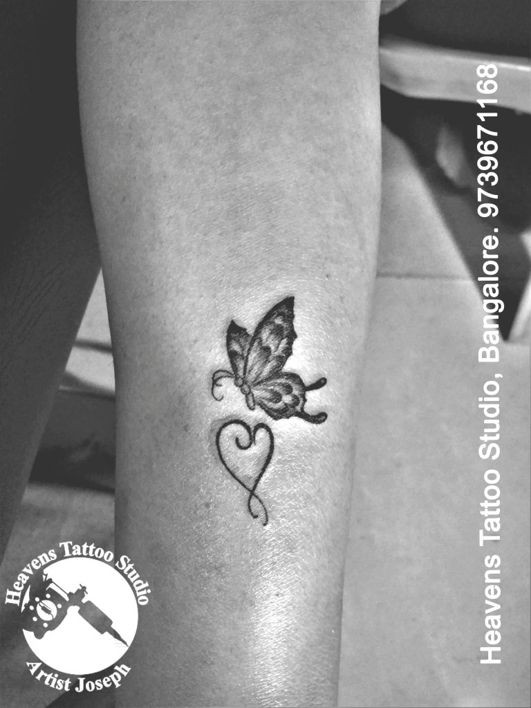 Butterfly Tattoo Designs On Hand Heavens Tattoo Studio Bangalore regarding size 768 X 1024