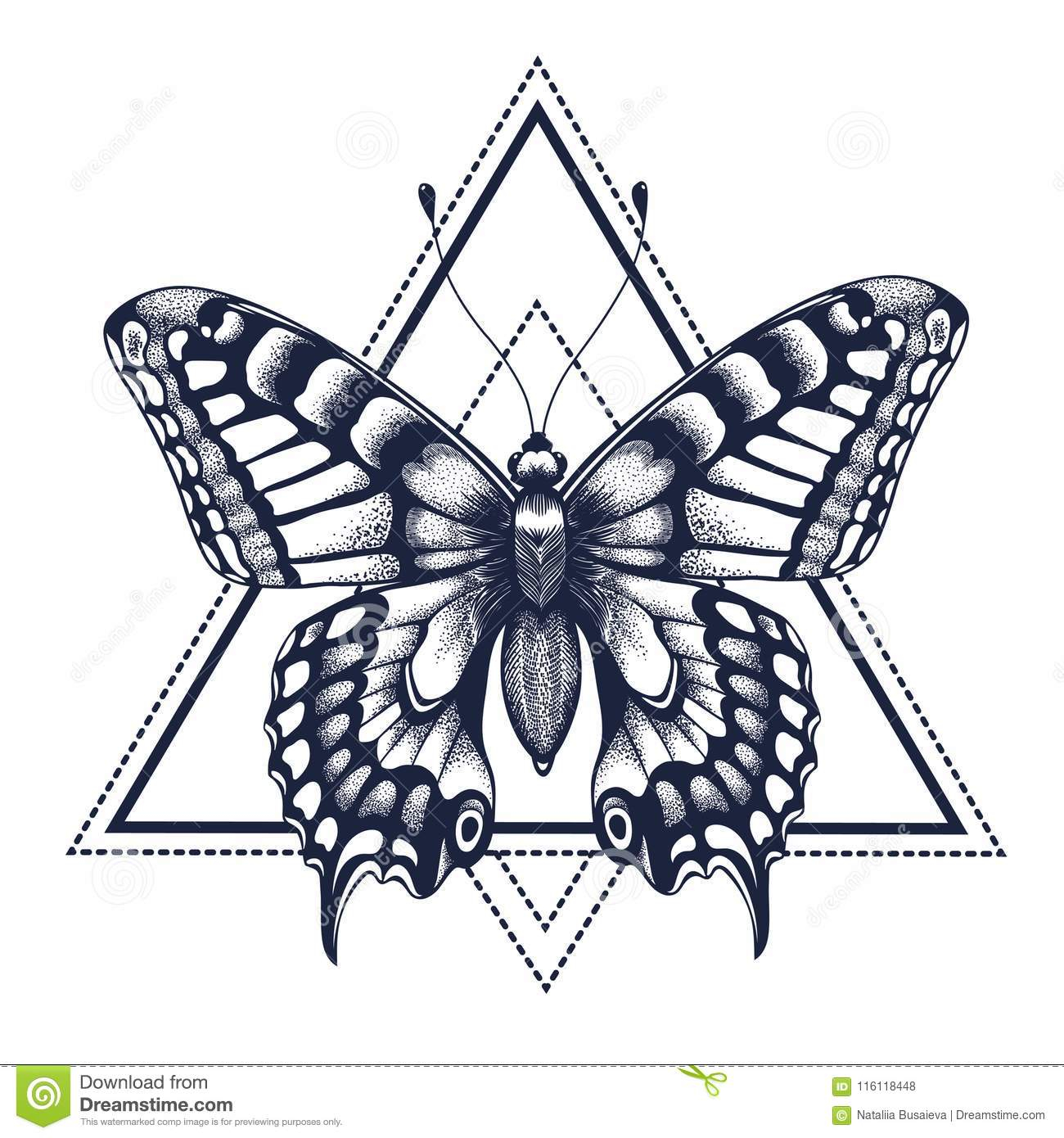 Butterfly Tattoo Dotwork Tattoo Graphic Arts Butterfly In throughout dimensions 1300 X 1390
