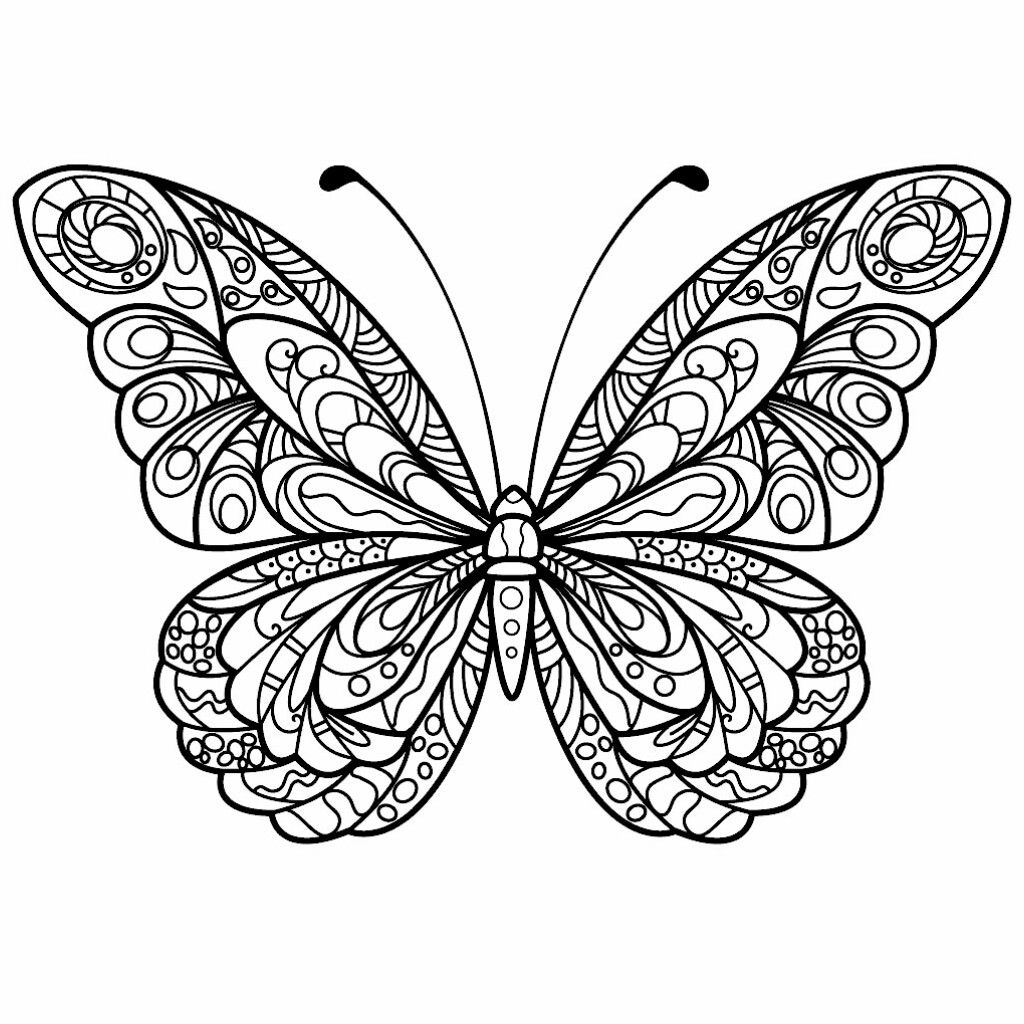 Butterfly Tattoo Idea Tattoo Ideas Butterfly Coloring Page pertaining to size 1024 X 1024