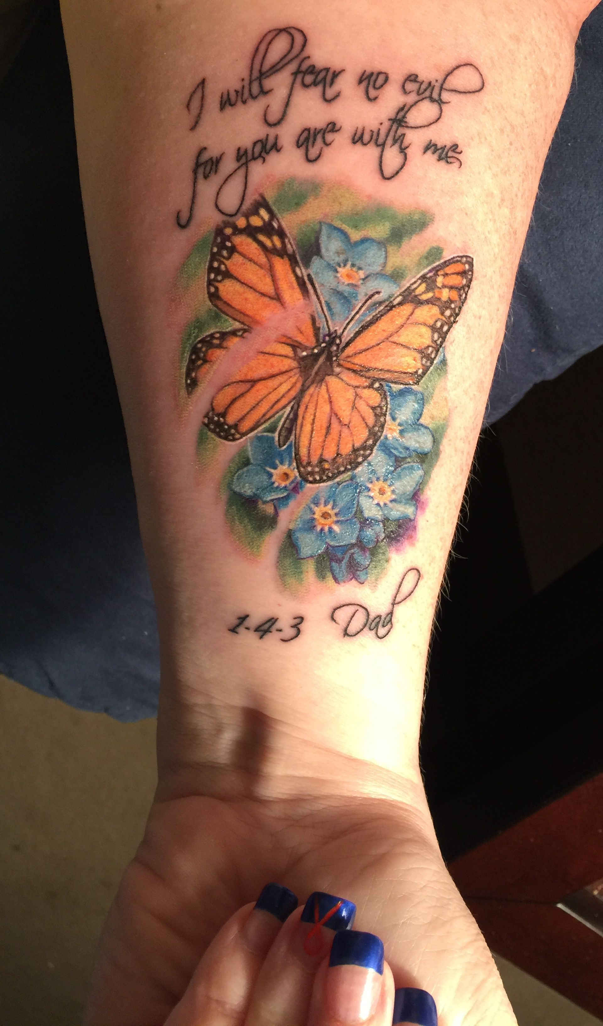 Butterfly Tattoo In Memory Of My Dad Tattoos That I Love pertaining to measurements 1920 X 3264