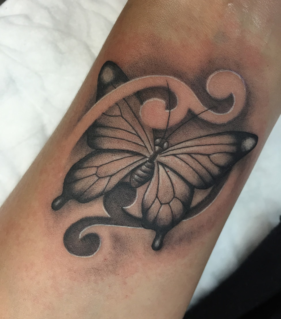 Butterfly Tattoo Jordan Artist Sorry Mom Tattoos intended for measurements 975 X 1106