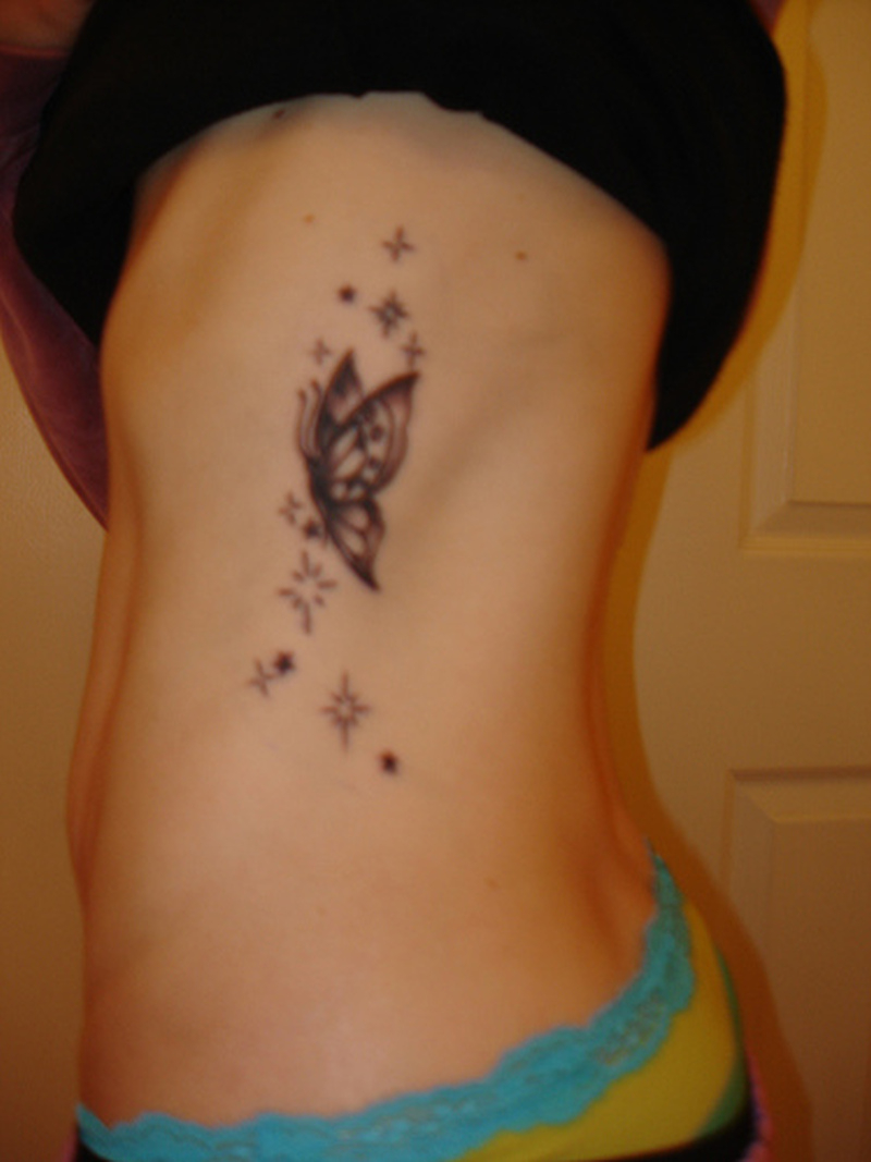 Butterfly Tattoo On Rib Side Tattoos Book 65000 Tattoos Designs with regard to dimensions 800 X 1067