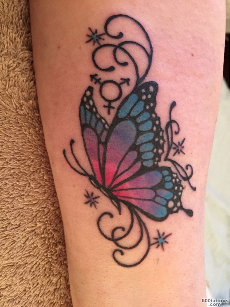 Butterfly Tattoo Photo Num 596 pertaining to size 768 X 1024