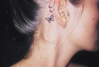 Butterfly Tattoo Small Tattoo Behind Ear Tattoo Words Of Wisdom with proportions 2448 X 3264