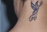 Butterfly Tattoo Symbols Butterfly Neck Tattoo Tribal throughout dimensions 1024 X 1255