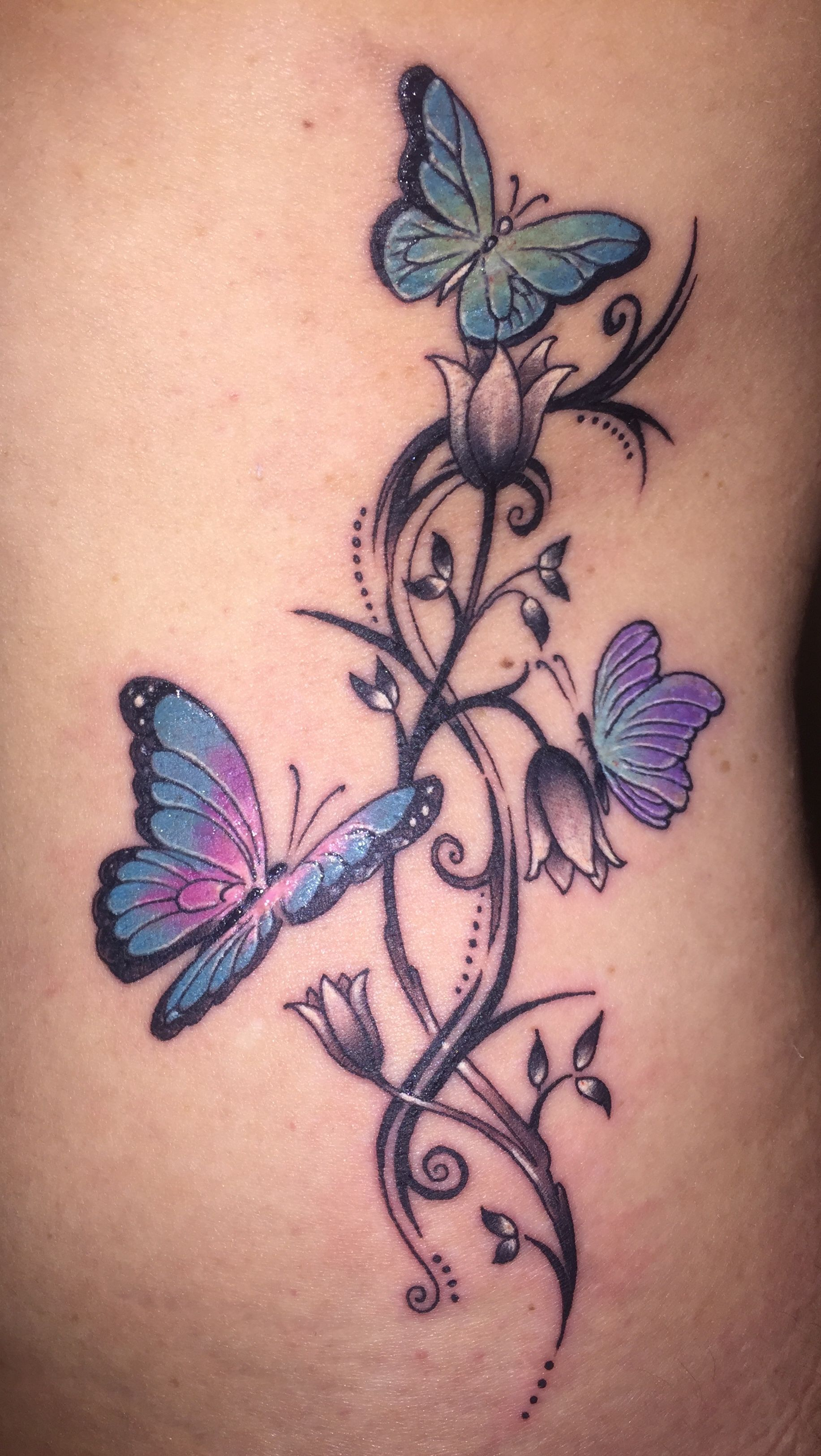 Butterfly Tattoo Tattoos Flower Tattoos Tattoos Butterfly throughout proportions 1833 X 3249