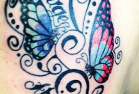 Butterfly Tattoo With Childrens Names Tattoo Tattoos With Kids inside proportions 1691 X 1890
