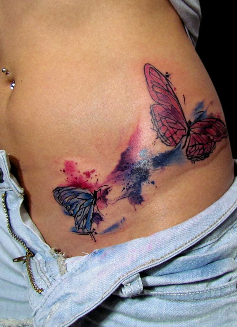 Butterfly Tattoos For Women Ideas And Designs For Girls in size 800 X 1103