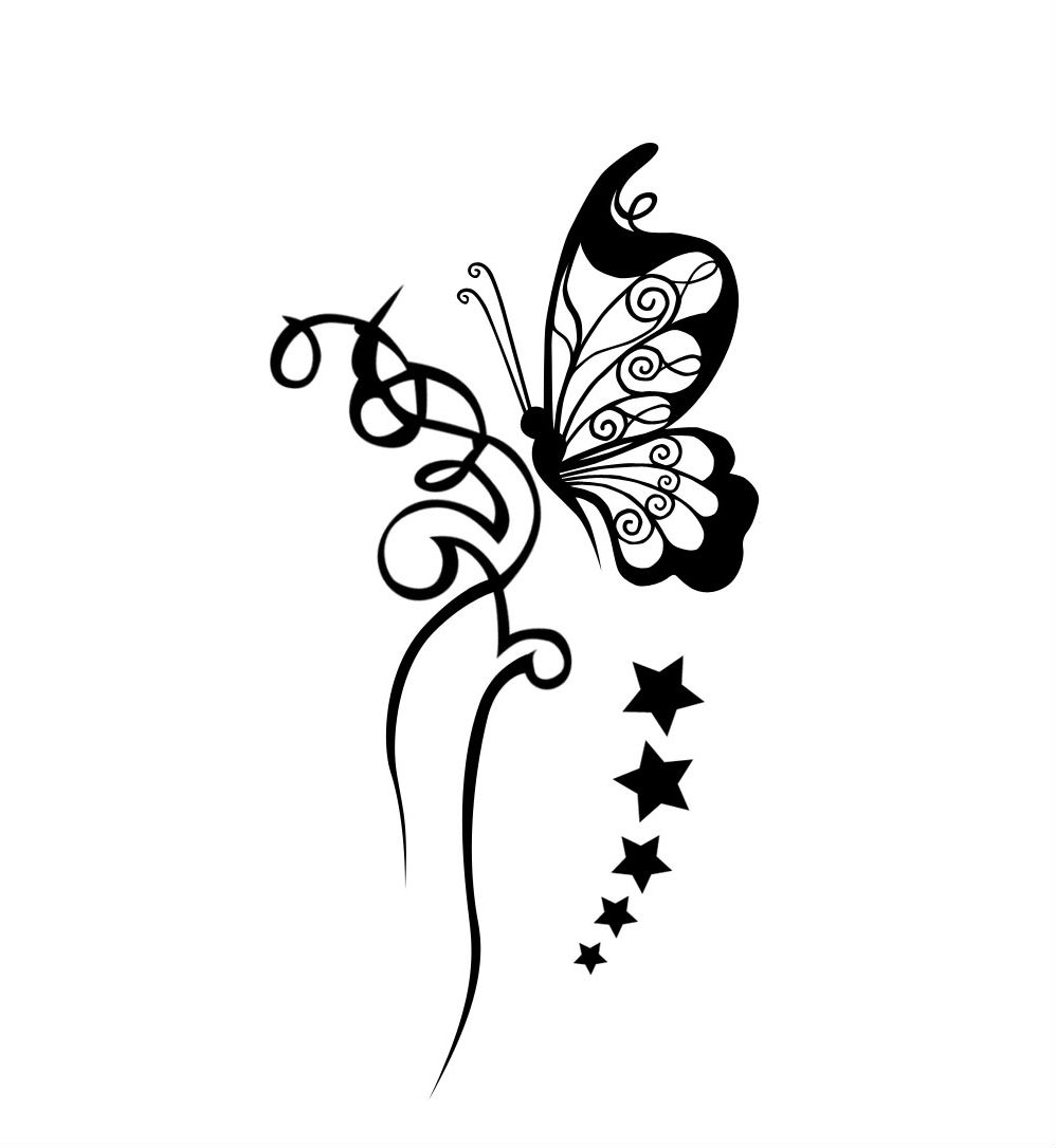 Butterfly Tattoos Tattoos Library with measurements 998 X 1086