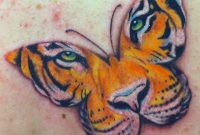 Butterfly Tiger Face Tattoo Auntie Tiger Face Tattoo Tattoos throughout proportions 1172 X 1172