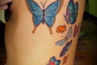 Butterfly Trail Tattoos 3d Hd Hummingbird And Butterfly Tattoos pertaining to measurements 716 X 1600