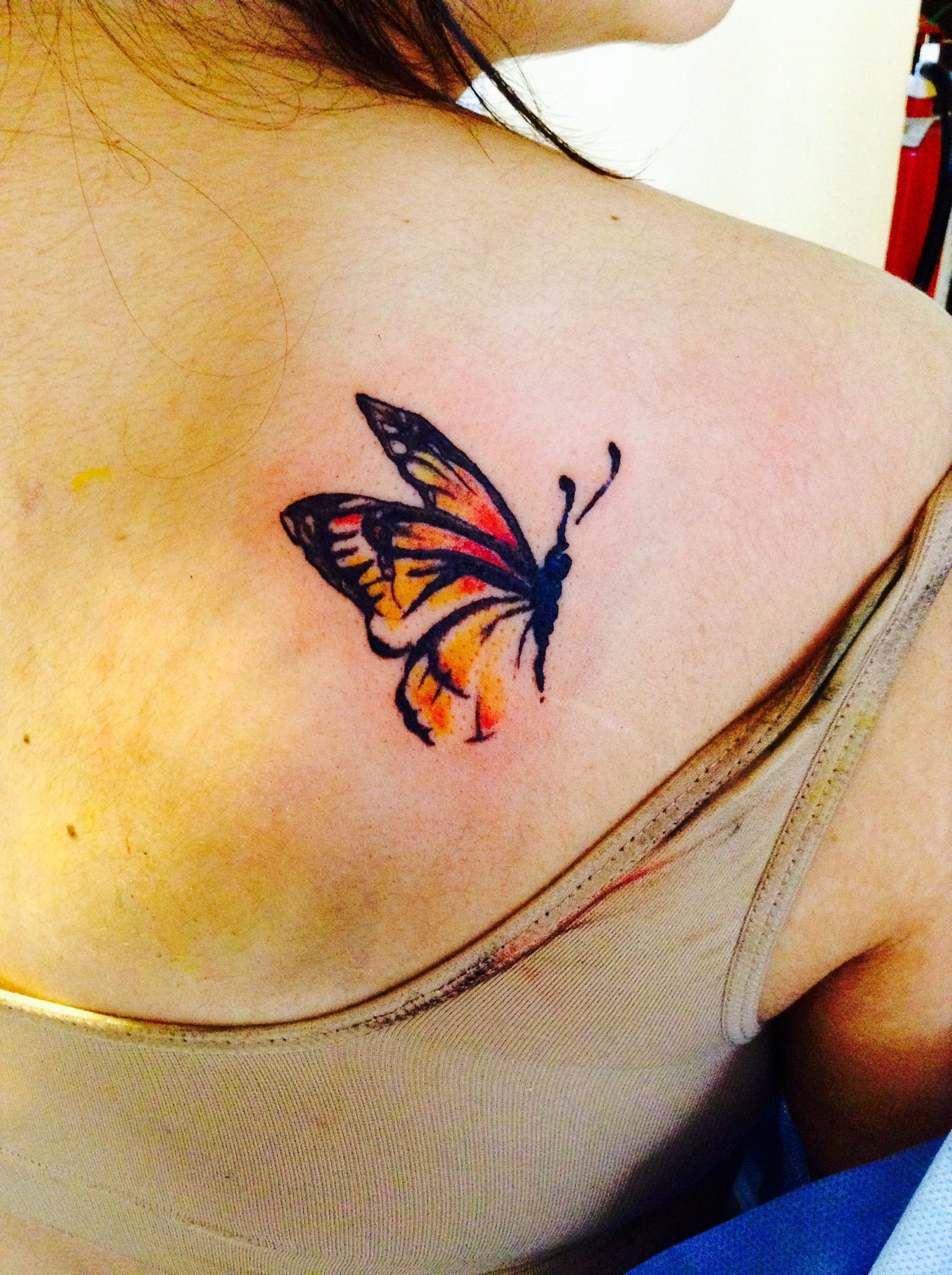 Butterfly Watercolor Like Tattoo Tattoos Watercolor Butterfly with regard to size 1535 X 2056