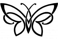 Butterfly Wings Outline Butterfly Wing Outline Tattoo Ideas Knot for size 1353 X 827