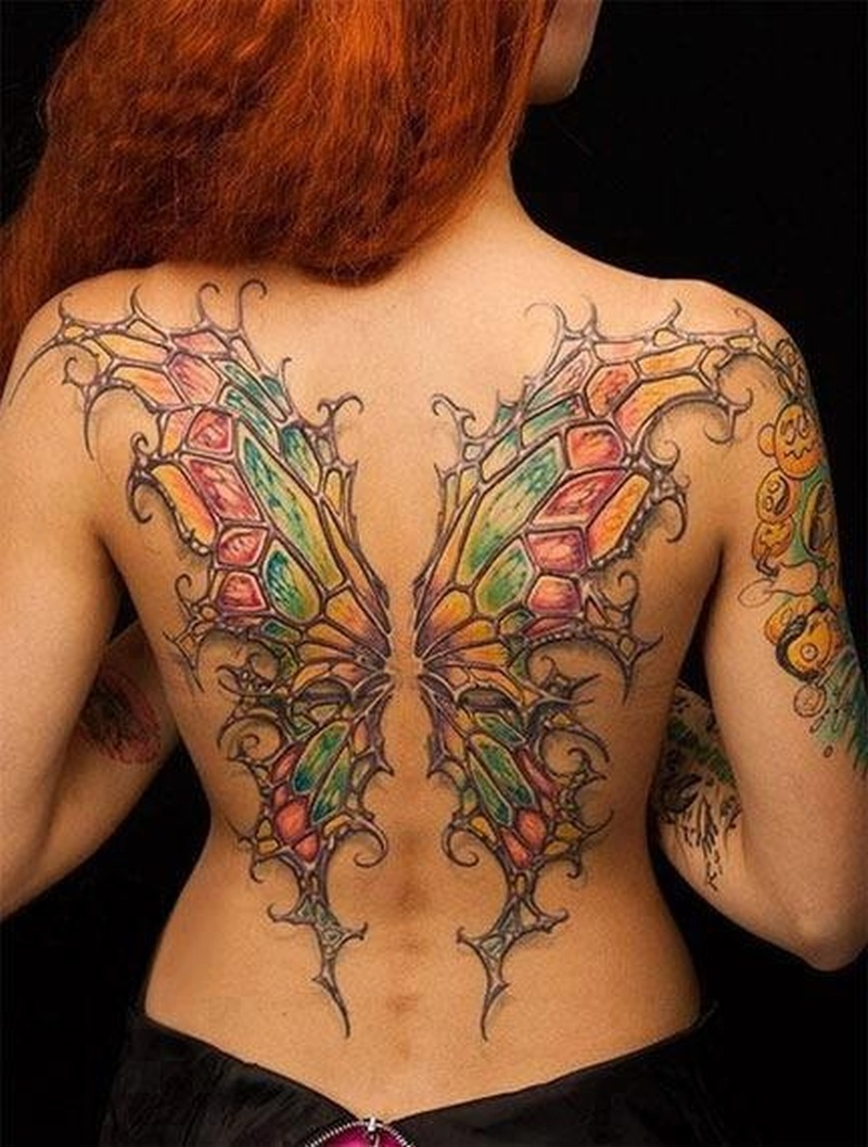 Butterfly Wings Tattoo On Back For Women Tattoos Book 65000 regarding proportions 800 X 1057