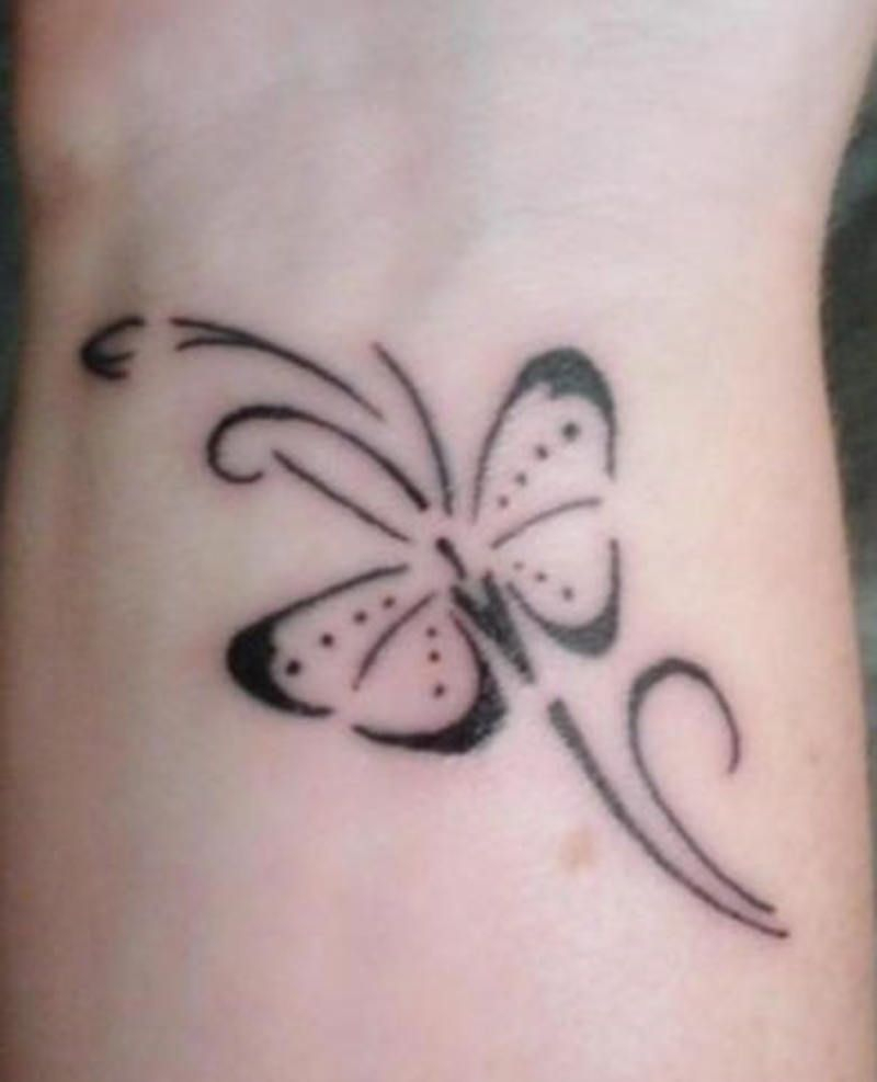 Butterfly Wrist Tattoos For Women Simple Tattoo For Women for dimensions 800 X 987