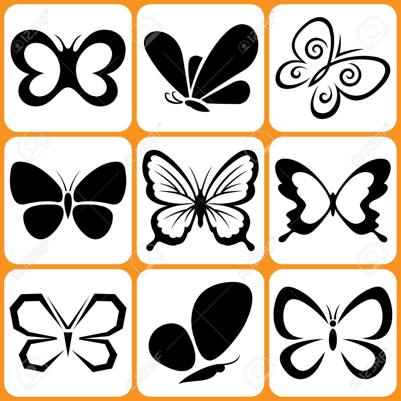 Cartoon Butterfly Tattoos Group With 18 Items regarding size 1300 X 1300