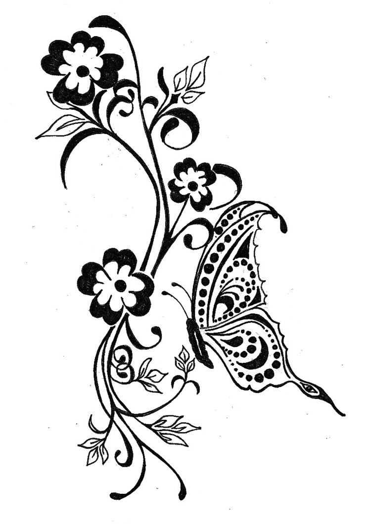 Celtic Butterfly Tattoo Designs For Ladies Tattoomagz Tattoo throughout sizing 754 X 1060