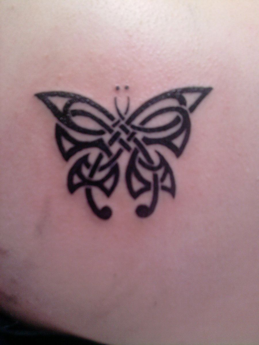 Celtic Butterfly Tattoo Skyelana On Deviantart Mine Butterfly with regard to proportions 900 X 1200