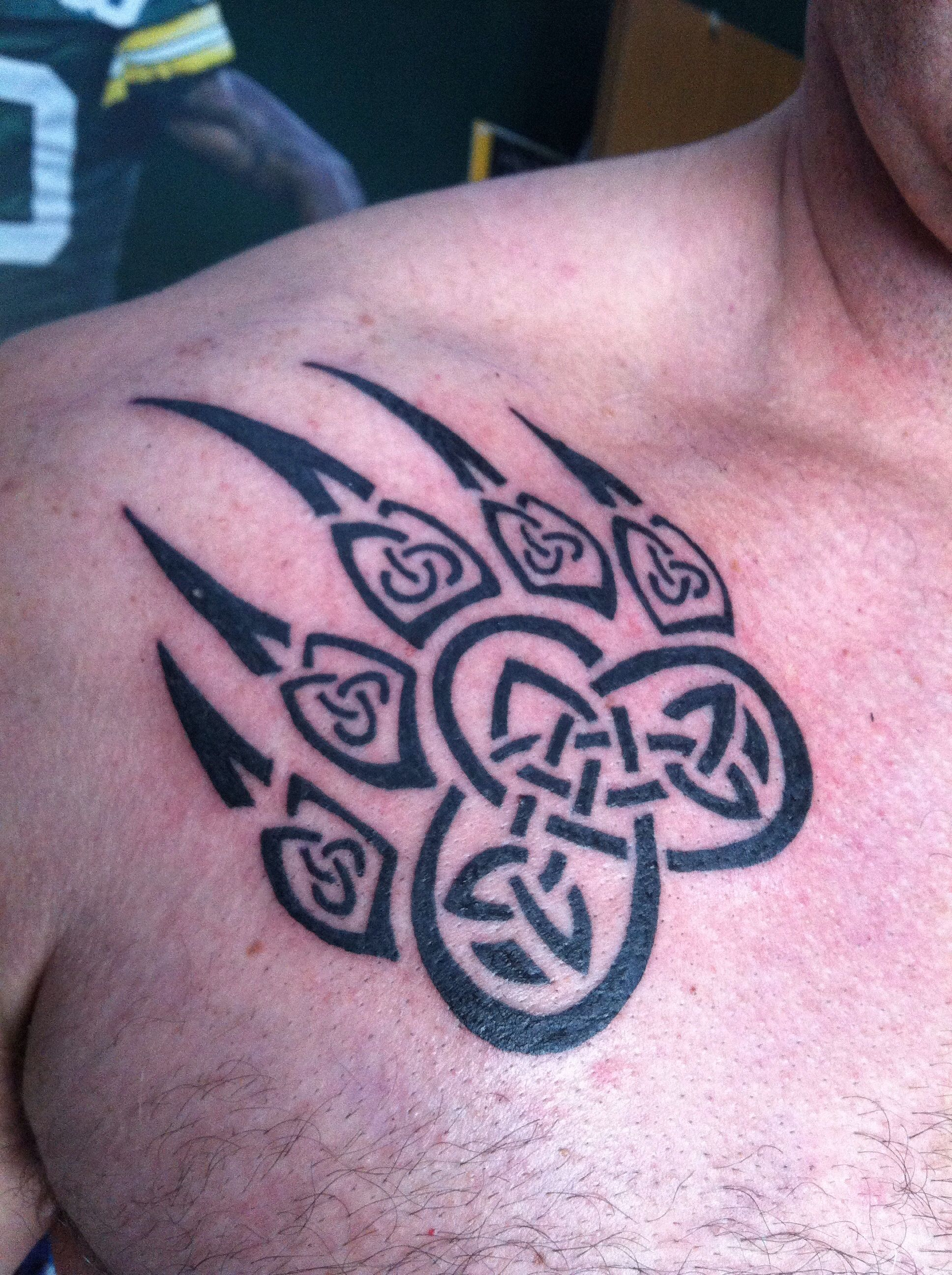 Celtic Nordic Bear Claw Tats Bear Tattoos Norse Tattoo Tattoos inside dimensions 1936 X 2592