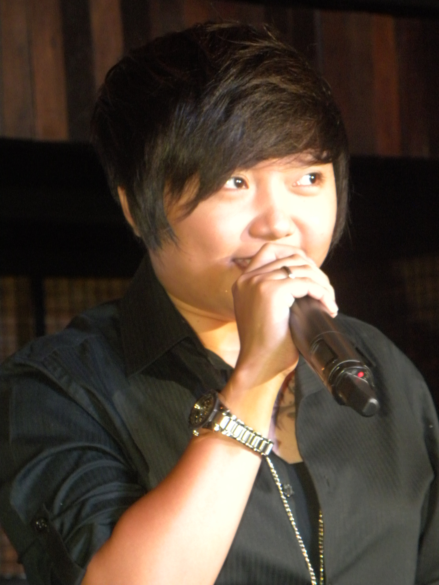 Charice Pempengco Chest Tattoo Traffic Club with proportions 1536 X 2048