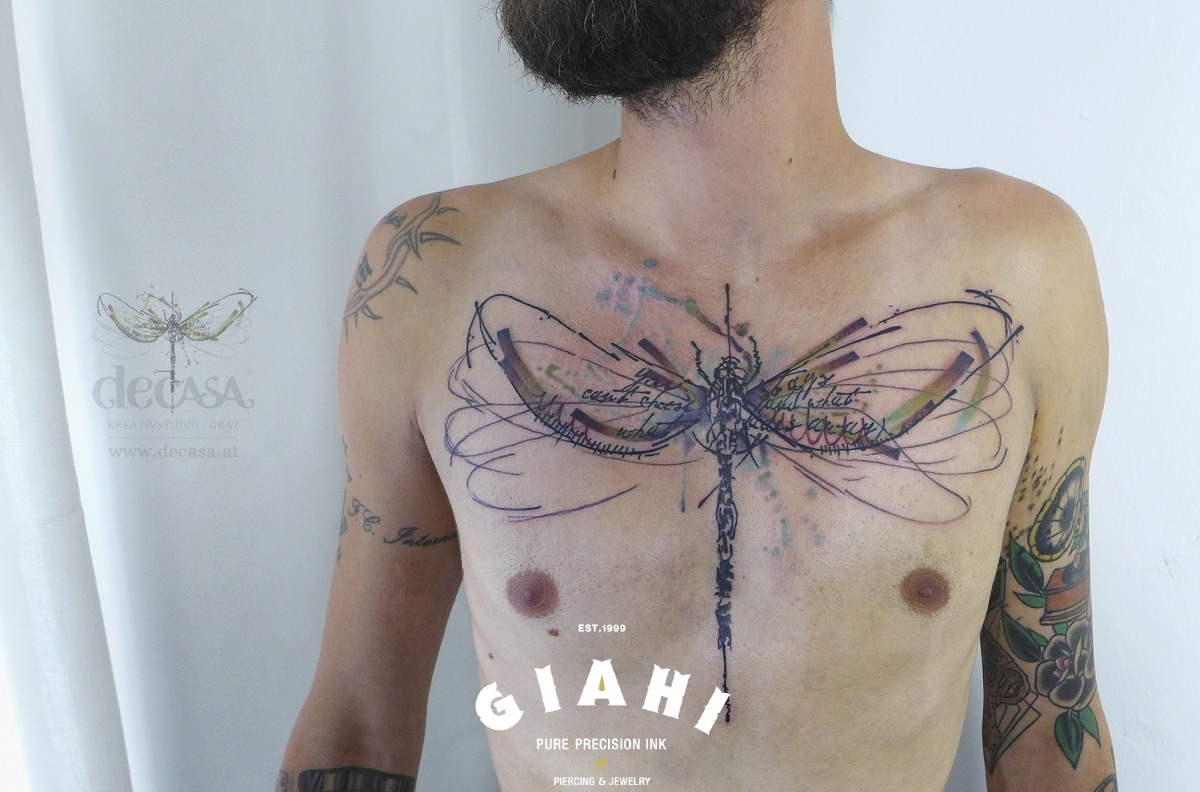 Chest Dragonfly Tattoo Carola Deutsch Best Tattoo Ideas Gallery regarding dimensions 1200 X 792