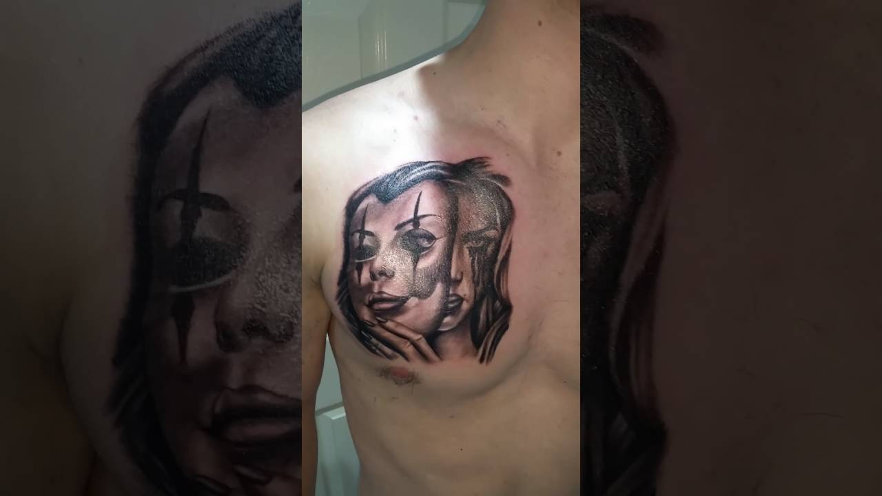Chest Tattoo Laugh Now And Cry Later 45h Of Work Kacper with dimensions 1280 X 720