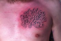 Chest Tattoo Of Kids Names Placement Of Tattoo Tattoos For Him pertaining to dimensions 1936 X 2592