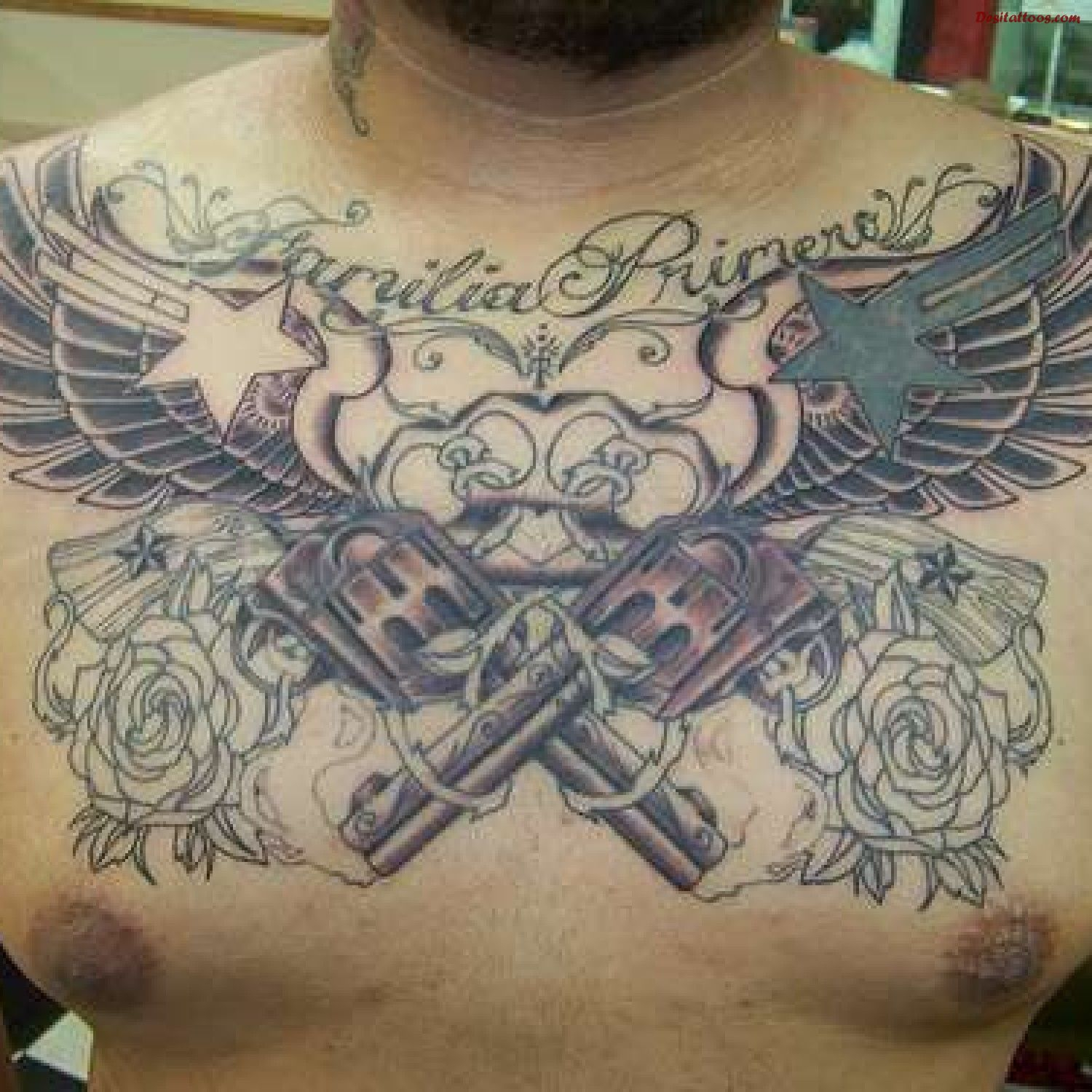 Chest Tattoos Diamond Tattoos On Chest For Men Chest Tattoos pertaining to measurements 1500 X 1500