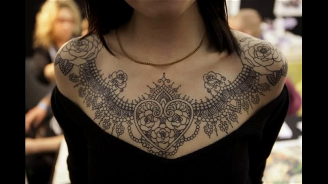 Chest Tattoos For Women in measurements 1280 X 720