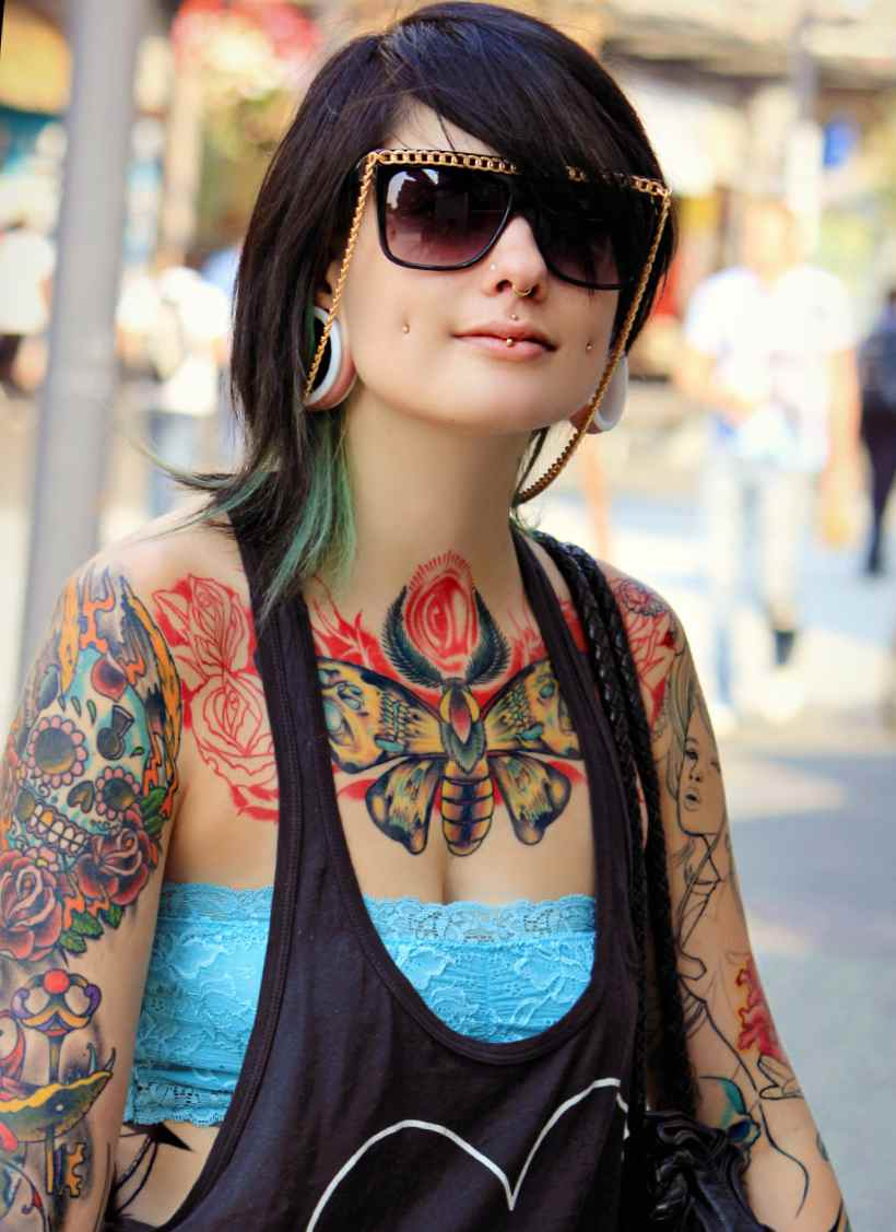 Chest Tattoos For Women Tattoo Designs Ideas For Man And Woman regarding sizing 820 X 1127