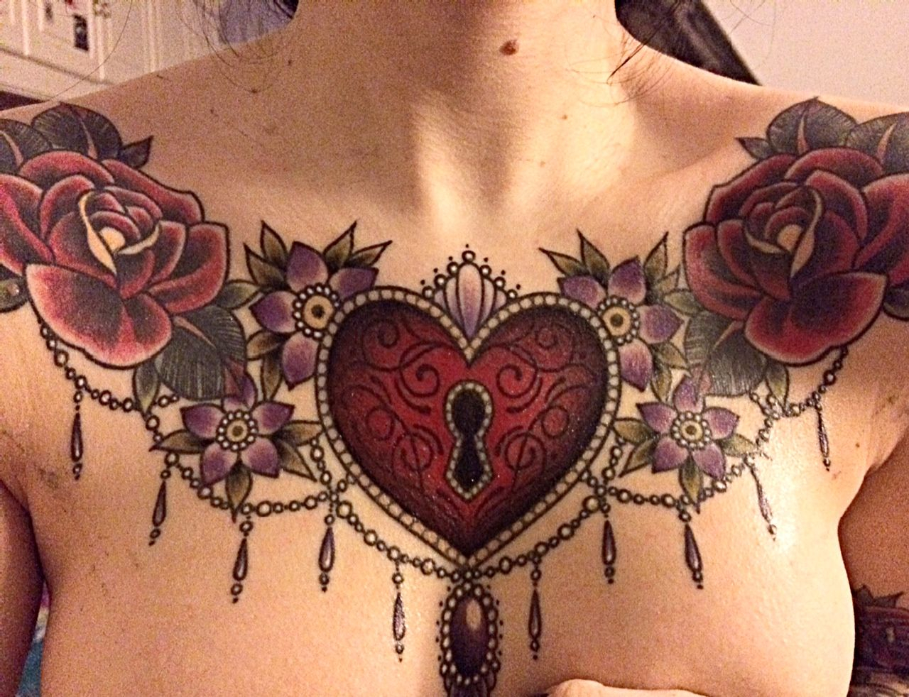Chestpiece Gemma Helfire Tattoos Chest Piece Tattoos Tattoos with regard to...