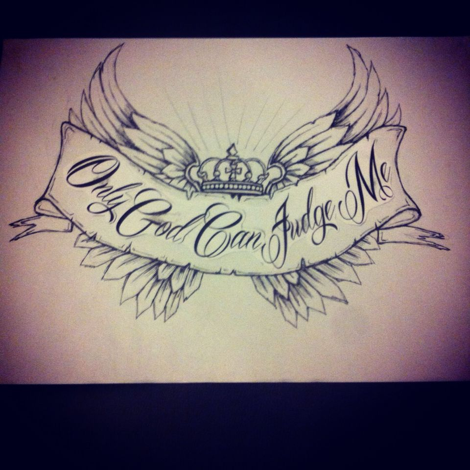 Chestpiece Only God Can Judge Me Tattoos I Like Tattoos intended for size 960 X 960