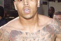 Chris Brown My Mf Husband Xoxo Stomach Tattoos Torso regarding sizing 760 X 1140