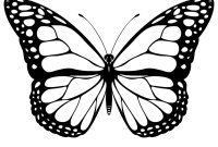 Classy Cool Monarch Butterfly Tattoo Stencil Cricut Butterfly for dimensions 1200 X 1200