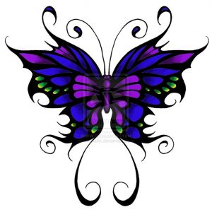 Colorful Butterfly Tattoo Design Myra Naito with dimensions 893 X 894