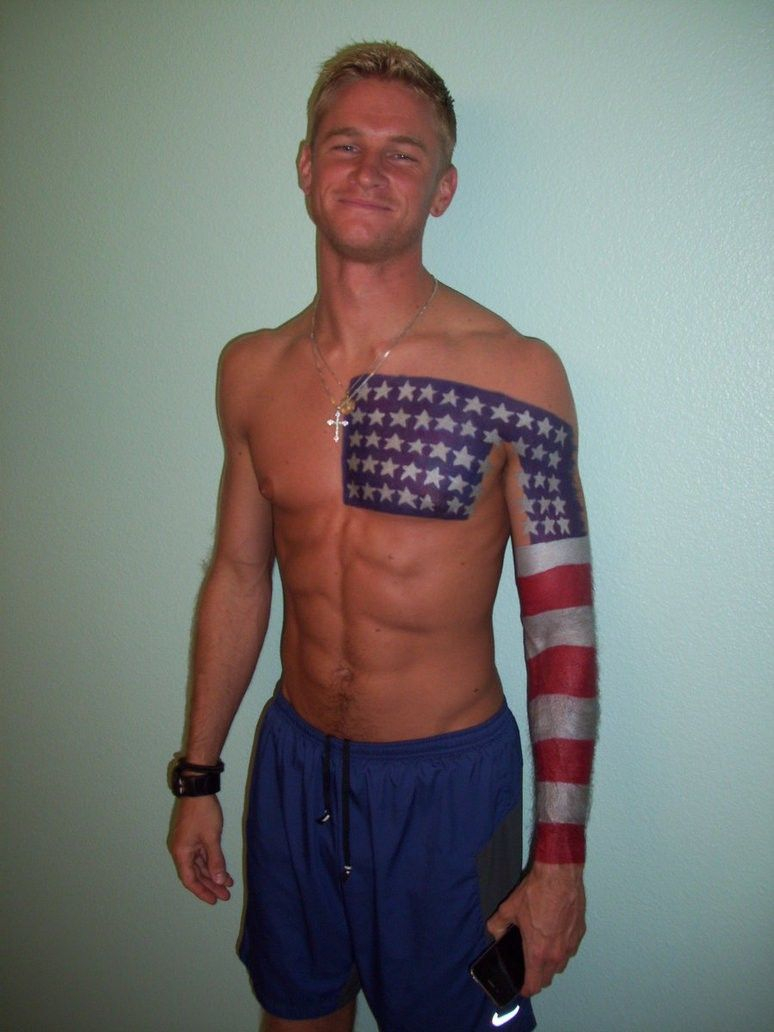 Cool American Flag Tattoo On Chest And Arm Tattoos Sharpie throughout proportions 774 X 1032