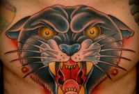 Cougar Tattoos Traditional Panther Tattoo Jaguar Tattoo Tattoos with size 1034 X 1349