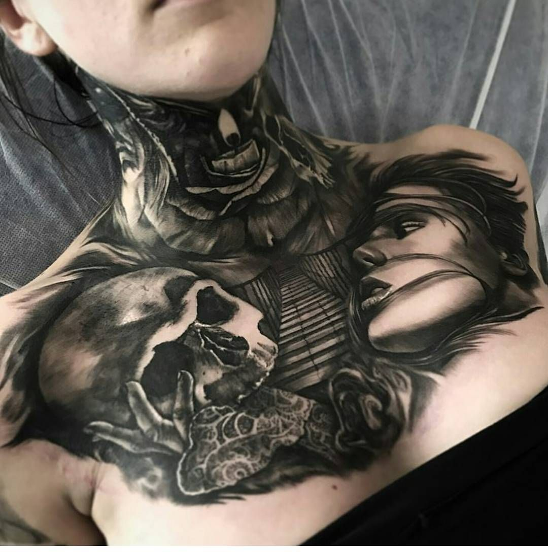 Crazy Work From Dylan Weber Tattoos Tattoos On Women Chest pertaining to dimensions 1080 X 1088