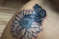 Daisy And Butterfly Tattoo Audrey Mello My Art Butterfly With inside proportions 1536 X 2048