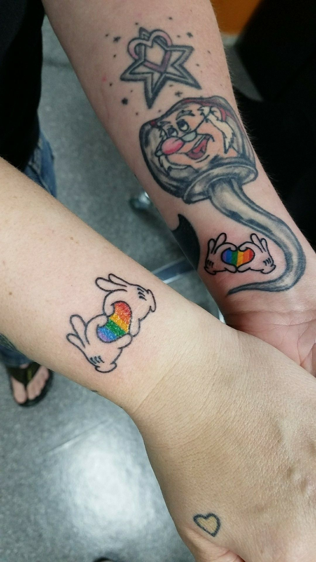 Disney Mickey Hand Pride Tattoos Tattoos Pride Tattoo Tattoos pertaining to proportions 1080 X 1920