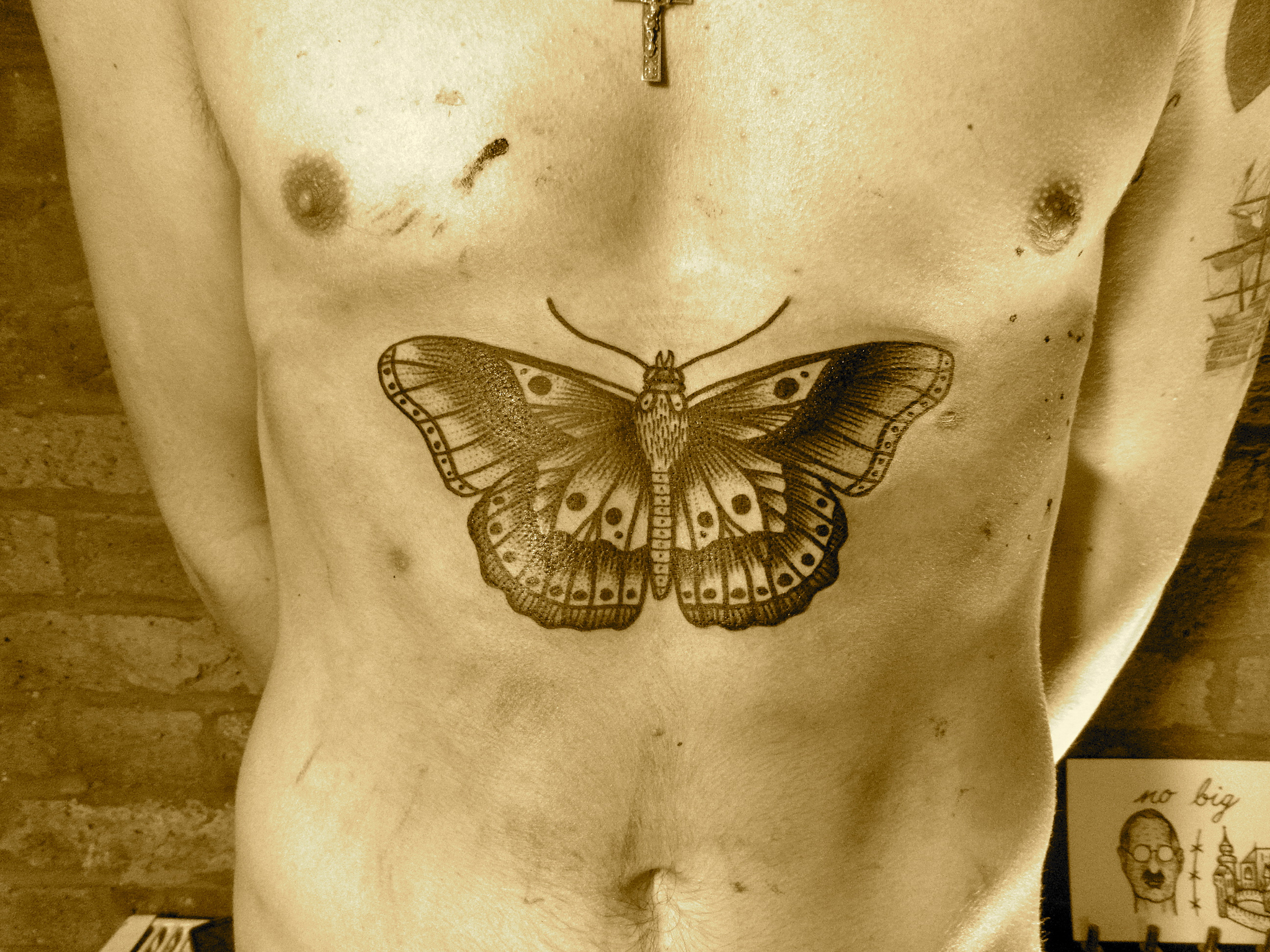 Dlisted Open Post Hosted Harry Styles Huge Ass Butterfly Tattoo with regard to dimensions 2048 X 1536