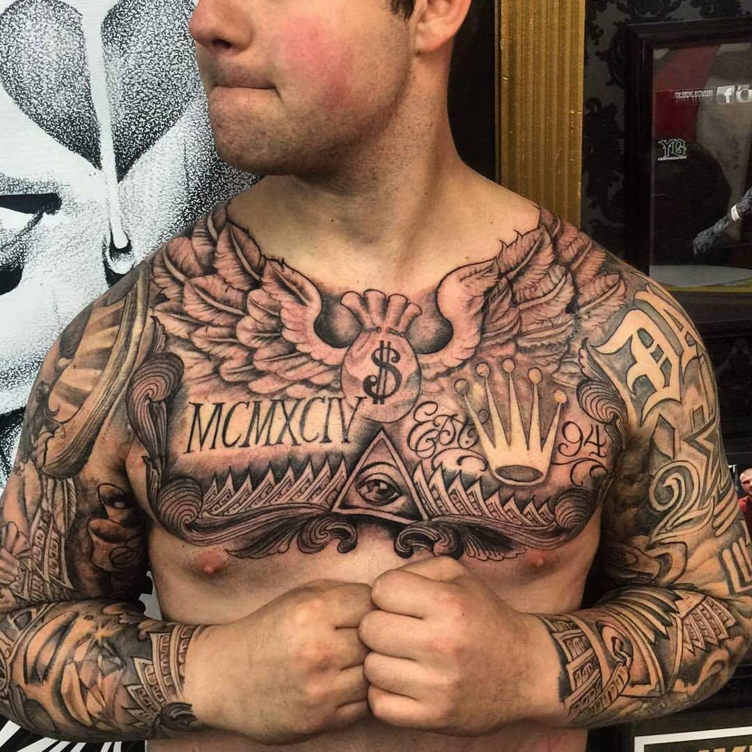 Dope Ideas Tats Chest Piece Tattoos Chest Tattoo Pieces Tattoo regarding proportions 1080 X 1080