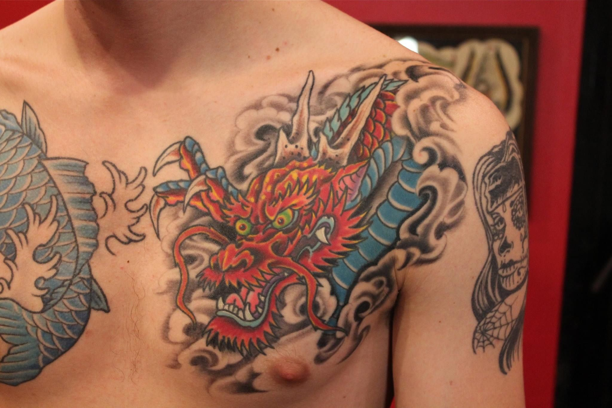 Dragon Chest Tattoo Japanese Tattoos Tattoos Chest Tattoo Dragon within size 2048 X 1365